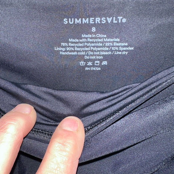 Summersalt New, Women’s Ruched High Leg, High Waist Bottom-Size 8 - Picture 5 of 5